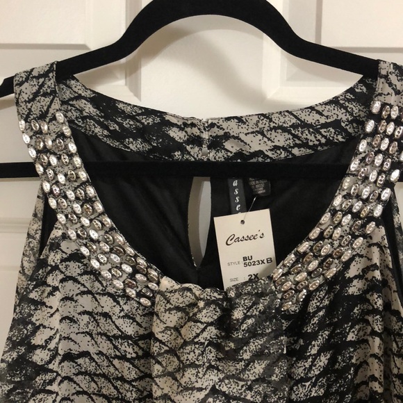 Lovely semi-sheer print maxi dress - Picture 8 of 8